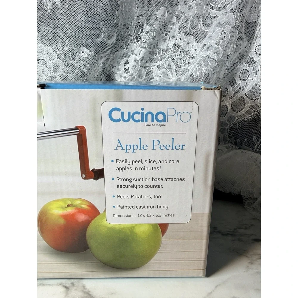 Cucina Pro Apple Fruit Vegetable Peeler Easy Peel‎ New in Opened Box (P2903)